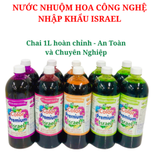 Nước Nhuộm Hoa Tươi Premium Color Israel 1L – Hút Màu Nhanh, Lên Màu Đẹp Tự Nhiên