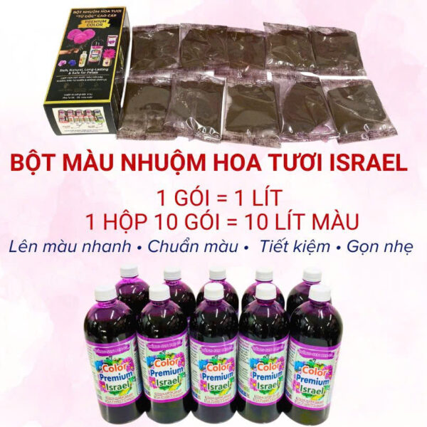 Bột Nhuộm Màu Cho Hoa Tươi Israel