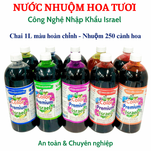 Nước Màu Nhuộm Hoa Tươi